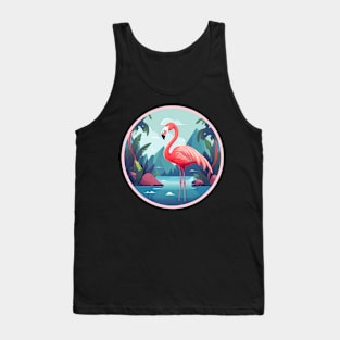 Flamingo Flock Sunset, Love Flamingos Tank Top